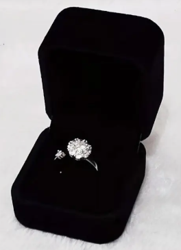 Velvet ring box, Various colors